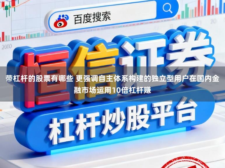 带杠杆的股票有哪些 更强调自主体系构建的独立型用户在国内金融市场运用10倍杠杆赚