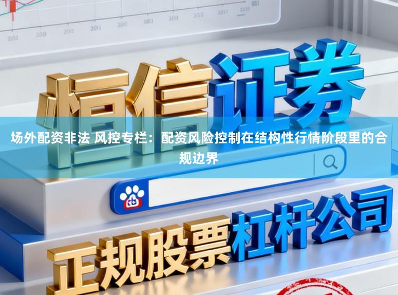 场外配资非法 风控专栏：配资风险控制在结构性行情阶段里的合规边界